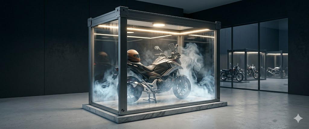 BIKEVLT Design bei Nacht